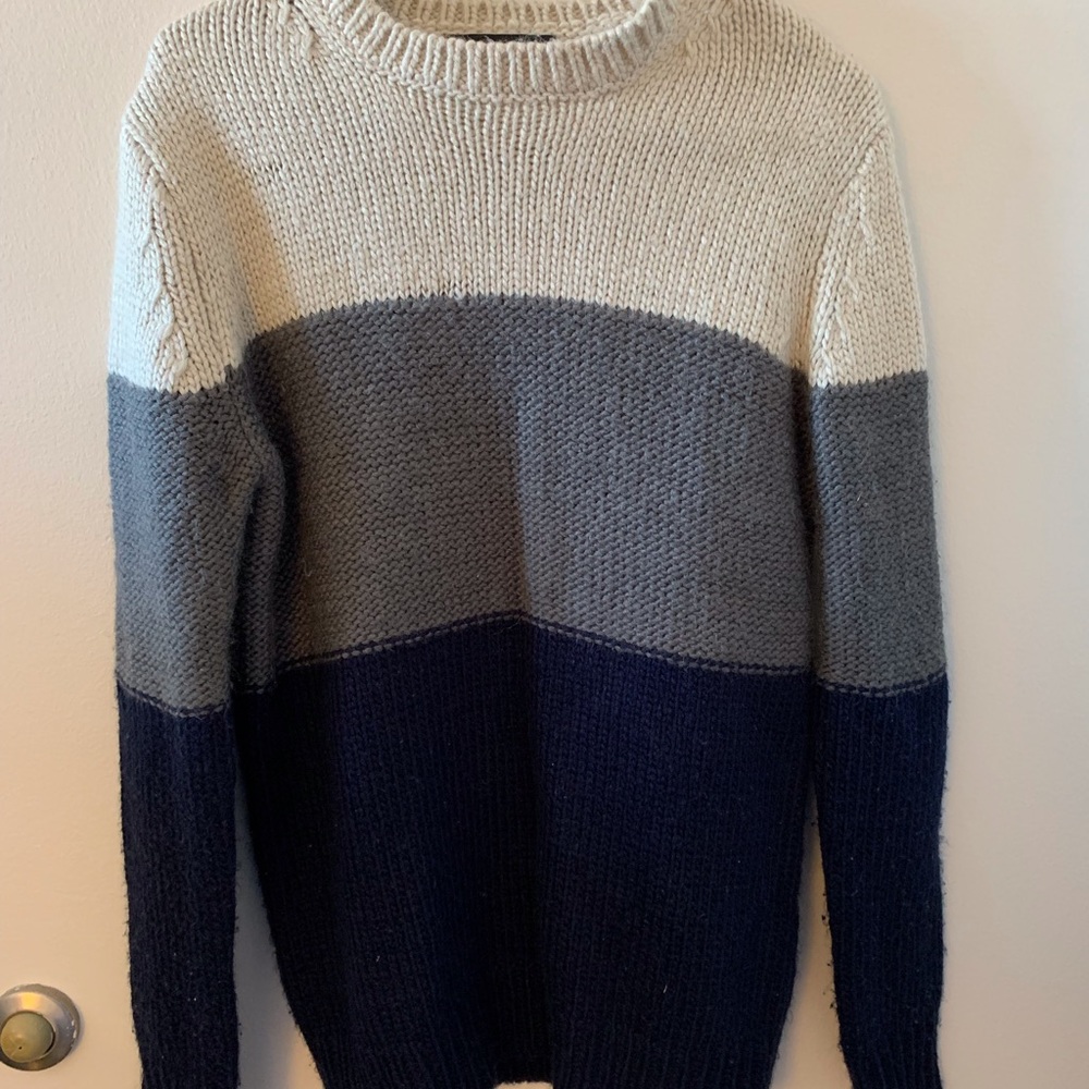Color block sweater